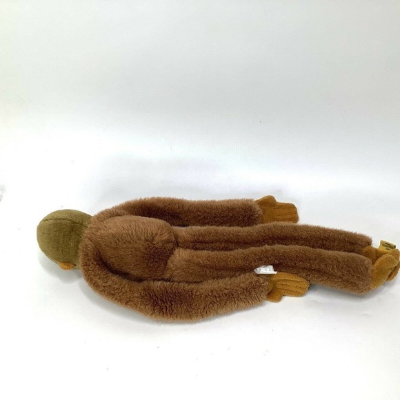 WILD republic hanging monkey gibbon brown realistic 16” plush 22” hanging - Picture 5 of 8